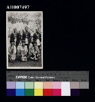 藏品(原住民風俗明信片：鄒族盛裝男女)的圖片